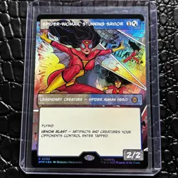 Spider-Woman, Stunning Savior (Borderless) Marvel's Spider-Man Regular Mint Rare - Image 1
