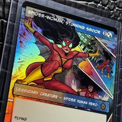 Spider-Woman, Stunning Savior (Borderless) Marvel's Spider-Man Regular Mint Rare - Image 2