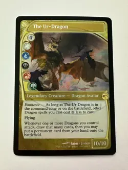 MTG NM FOIL The Ur-Dragon Promo #3 (Future Sight Frame) - Image 1