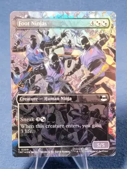 Foot Ninjas - 209 - MTG: Teenage Mutant Ninja Turtles - Borderless - Foil NM A - Image 1