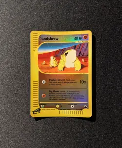 Pokemon SKYRIDGE - #92/144 Sandshrew - Reverse Holo - ENG - Near Mint+ - Image 3