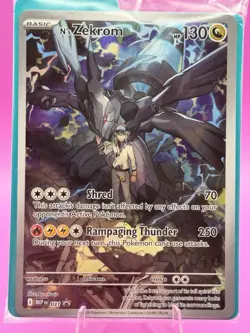 Pokemon TCG N’s Zekrom 031 Black Star Promo Card Sealed Near Mint - Image 1
