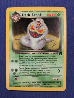 Dark Arbok HOLO (2/82) - LP - Team Rocket set - Vintage Pokemon TCG - Image 1