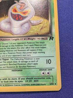 Dark Arbok HOLO (2/82) - LP - Team Rocket set - Vintage Pokemon TCG - Image 5