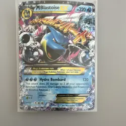 Pokemon M Blastoise EX 30/146 XY Holo Ultra Rare Mega HP220 English TCG - Image 1