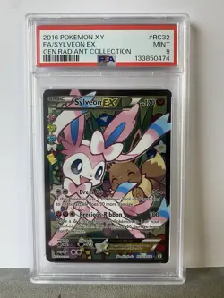 2016 Pokemon XY Generations Radiant Collection Sylveon Ex #RC32 PSA 9 - Image 1
