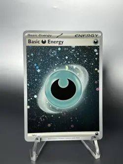 🌀 Pokemon 151 Basic Dark Energy 007 HD GALAXY 3 SWIRL Cosmos HOLO RARE 🌀 - Image 1