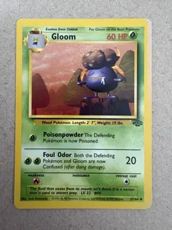Pokemon - Jungle - Gloom 37/64 - Uncommon LP - Image 1