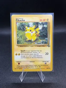 Pokemon TCG Jungle Pikachu #60/64 Unlimited Common Vintage 1999 LP/MP - Image 1
