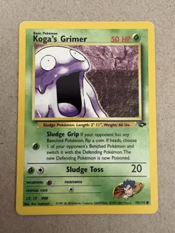 Pokemon - Gym Challenge - Koga's Grimer 78/132 - Common LP/NM - Image 1