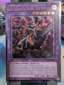 YuGiOh! Azamina Ilia Silvia OP28-EN003 Ultimate Rare - Image 1