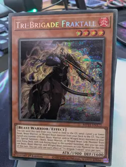 YuGiOh! Tri-Brigade Fraktall MP21-EN171 Secret Rare 1st Ed - Image 1