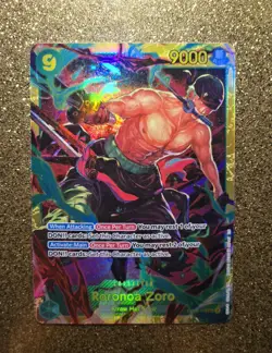 One Piece Wings of the Captian•Roronoa Zoro• •OP06-118• Secret Rare - Image 1