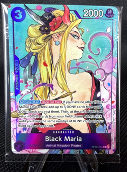 SEALED Black Maria (Illustration Vol 2) OP08-074 One Piece Promo Card English - Image 1