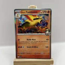 Pokemon Destined Rivals Ethans Typhlosion Holo Card 034/182 NM - Image 1
