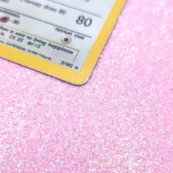 Chansey Base Set 3/102 Holo Rare 120 HP Wizards 1999 Card Pokemon TCG - Image 2