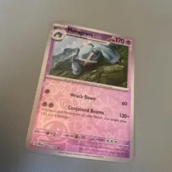 Metagross - Pokemon TCG Journey Together Reverse Holo Card 63/159 NM Near Mint - Image 3