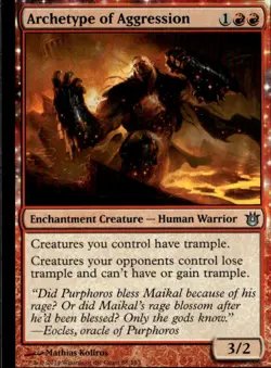 MTG Born of the Gods #88 Archetype of Aggression - LP to NM - Image 1