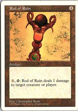 Rod of Ruin U Fifth Edition LP MTG - Image 1
