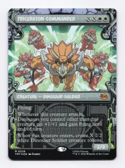 Triceraton Commander (Showcase Foil) 0226 MTG Teenage Mutant Ninja Turtles (TMT) - Image 1
