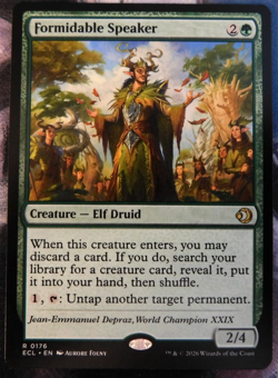 Formidable Speaker - MTG Regular - Lorwyn Eclipsed - NM - Image 1