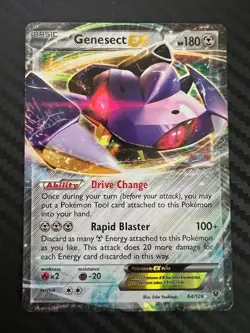 Pokemon TCG Fates Collide Genesect EX 64/124 MP - Image 1