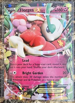 Pokemon 2014 Phantom Forces Florges EX 67 NM or Better - Image 1