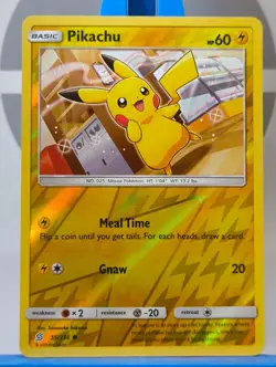 Pikachu - 55/236 - Reverse Holo Common - Sun & Moon: Unified Minds - Pokemon TCG - Image 3