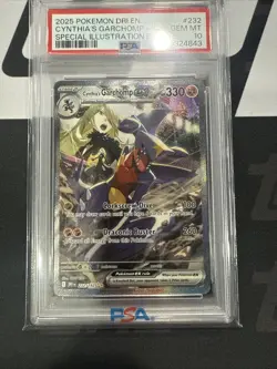 Pokemon 2025 Cynthia's Garchomp ex 232 SIR Destined Rivals GEM MINT PSA 10 - Image 3