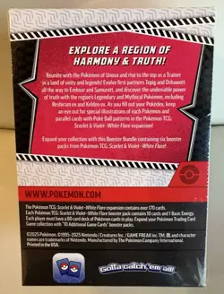 Pokemon TCG Scarlet & Violet White Flare Factory Sealed Booster Bundle Box - Image 2