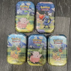 LOT OF 5 SEALED ✅ Pokemon TCG Ascended Heroes MINI TINS Brand New - Image 1