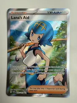 Pokemon SV06: Twilight Masquerade #207/167 Lana's Aid Holo Ultra Rare - Image 1