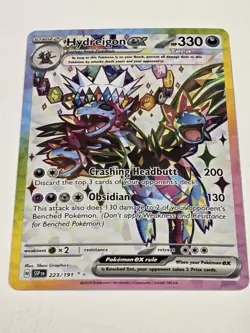 Hydreigon ex Full Art 223/191 Pokemon TCG Secret Rare Surging Sparks - Image 2