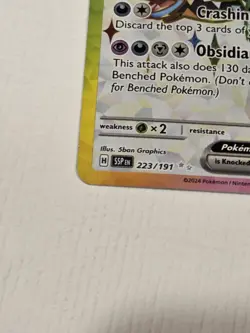 Hydreigon ex Full Art 223/191 Pokemon TCG Secret Rare Surging Sparks - Image 3