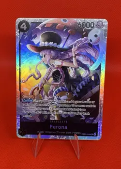 Bandai One Piece CCG Perona EB03-045 Heroines Edition Special Holo - Image 1