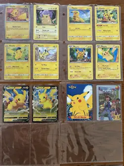 Massive Pikachu Lot, PSA/CGC 7-9, LP-NM Raw cards, some 1st Editions, no dupes - Image 5