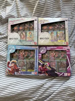 One Piece Card Game Illustration Box Vol. 1-4 Factory Sealed SEE PHOTOS - Image 1