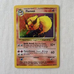 Flareon (3/64) Holo Jungle Set Pokemon Card! - Image 2