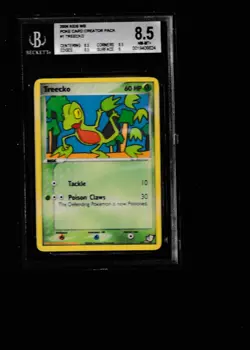 Pokemon Treecko Kids WB Poke Card Creator Pack TCG Beckett (BGS) 8.5 NM-MT+ - Image 3