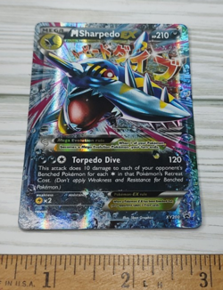 M Sharpedo EX XY200 Pokemon TCG Black Star Promo Trading Card - Image 1