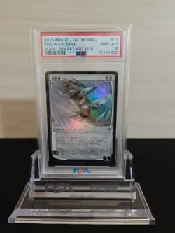 PSA 8 NM MINT THE WANDERER FOIL MTG MAGIC JAPANESE ALT ART WAR - Image 1