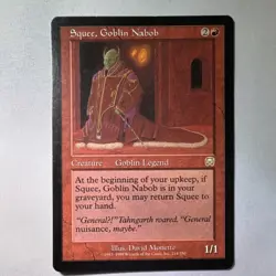 Magic: The Gathering Squee, Goblin Nabob Creature Mercadian Masques Rare Regula… - Image 1
