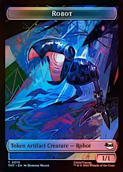 MTG TMNT - Robot / Mutagen Token *FOIL* NM 0010 / 0009 - Image 1