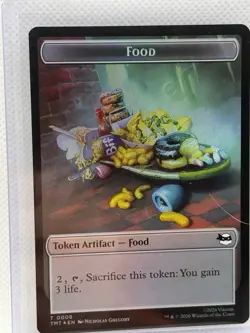 Robot Food Double-Sided Token Teenage Mutant Ninja Turtles Foil 0010/0008 - Image 1