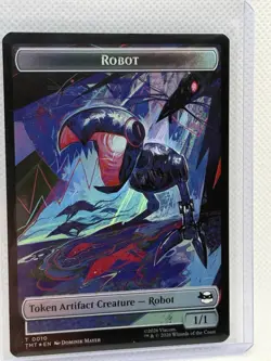 Robot Food Double-Sided Token Teenage Mutant Ninja Turtles Foil 0010/0008 - Image 2