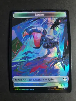Food / Robot (Foil) Token MTG Ninja Turtles - Image 2