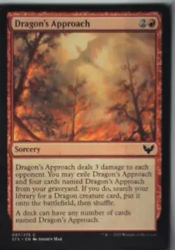Dragon's Approach - Strixhaven: School of Mages: #97, MTG Nm C269 - Image 1