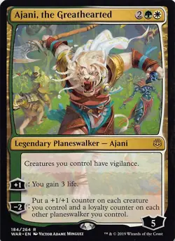 Ajani, the Greathearted - 184 - War of the Spark - NM - Normal - Image 1