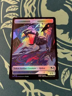 Robot 010 Mutagen 009 Foil Token Teenage Mutant Ninja Turtles TMT MTG Magic - Image 1