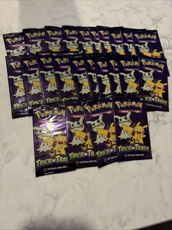 24 Pack Pokemon TCG Trick or Trade Booster Packs 2023 Halloween Card Lot Bundle - Image 1